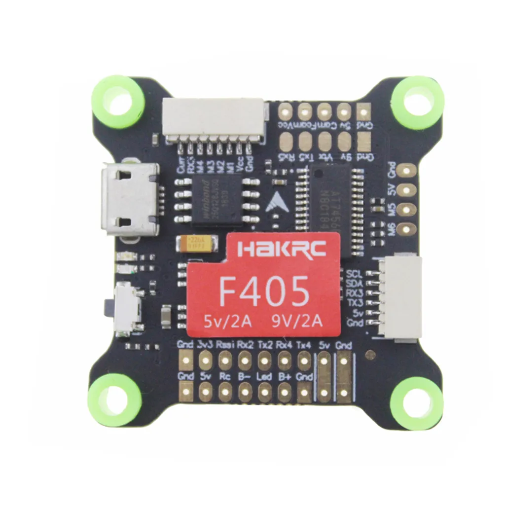Контроллер полета HAKRC F405 5 в 9 В двойной BEC OSD 3 9S для RC FPV Racing Drone|Авиационные детали и