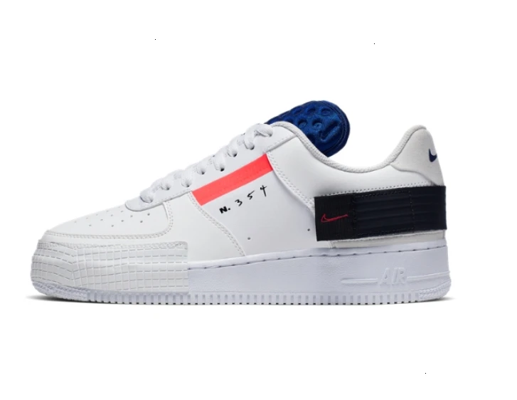 CI0054-100 Nike Air Force 1 '07 Just Do It AF1 Новое поступление дышащая мужская обувь для скейтбординга низкие удобные кроссовки для мужчин# AR7719-100 - Цвет: CI0054-100