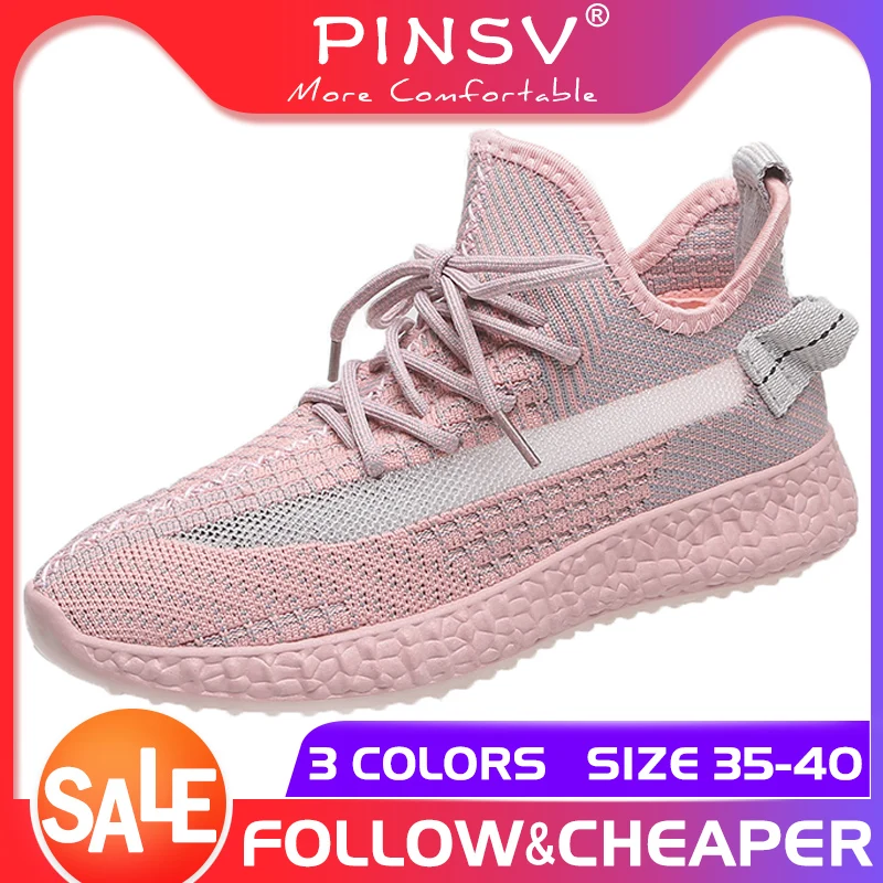 PINSV/Женская обувь; коллекция года; женские кроссовки; супер светильник; Вулканизированная обувь; Femme; белые кроссовки; модная женская повседневная обувь
