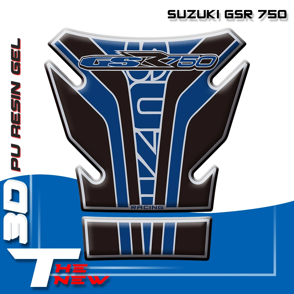 Мотоциклетная 3d-наклейка на бак с эмблемой Защитная Наклейка для Suzuki GSR 750 GSR750 2011 -