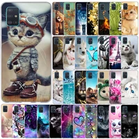 for samsung galaxy a51 a 51 a515f case cover soft pattern phone case for samsung galaxy a71 a 71 a717f silicone case back cover