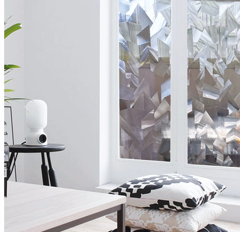 90*200 см статический винил цепляться 3D декоративная оконная пленка защитная