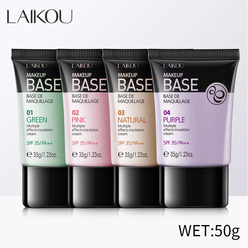 4 цвета минеральное Корректирующее средство для лица базовый крем осветляет