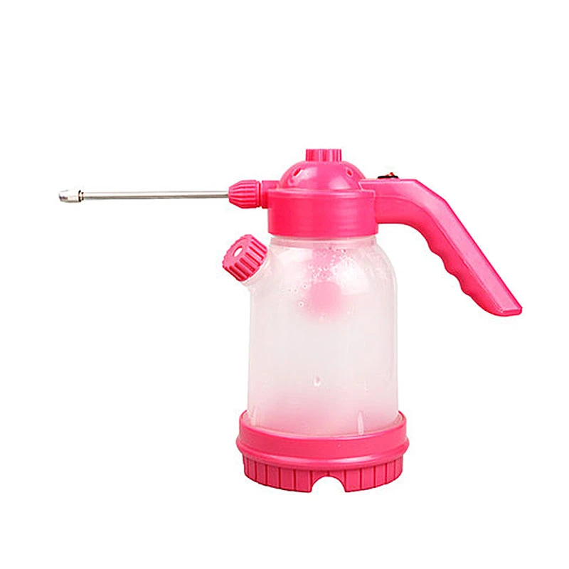 Pink-1.8L Бытовой электрический 3L спрей бутылка Садоводство портативный ирригационный завод инструменты большой емкости ручной Электрический распылитель - Цвет: Pink-1.8L