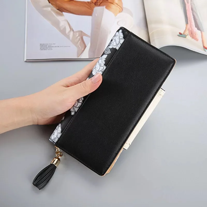 Кошелек женский длинный с ремешком 6 цветов | Багаж и сумки