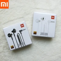 xiaomi 3 5mm in ear earphone dual units stereo earbuds wired headset portable sports headphones for samsung xiaomi mobile phone