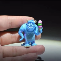 disney monsters university sullivan 4cm action figurine toys model for kids gifts