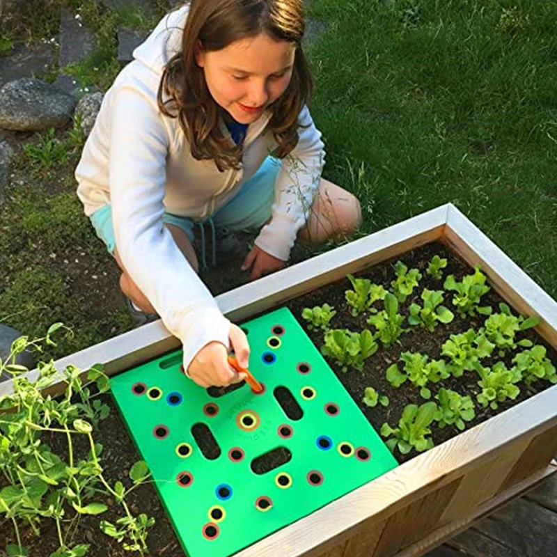 

Seed Spacing Tool Square Gardening Seeds Planter Vegetable Plant Planting Board Seedling Spacer Tool Dropship Seed Square Tray