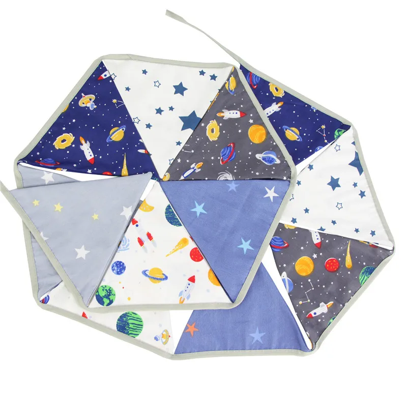 12 флагов 3 2 м Вселенная исследование космоса хлопковая ткань овсянка Вымпел флаг