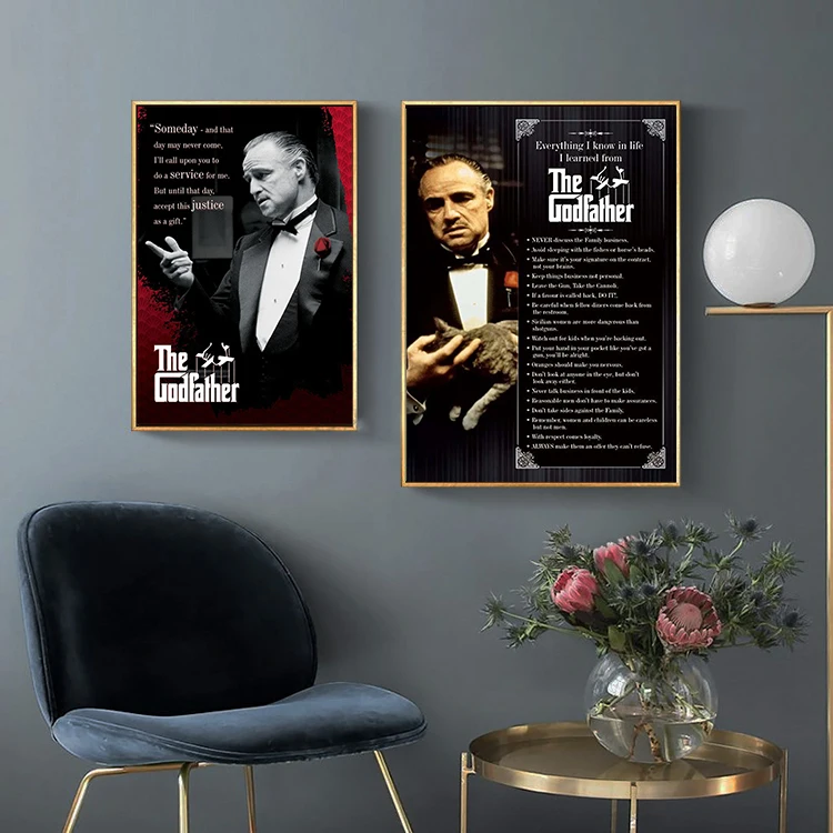 Wall Art Крестный отец классический старой принты по мотивам фильмов и постеров