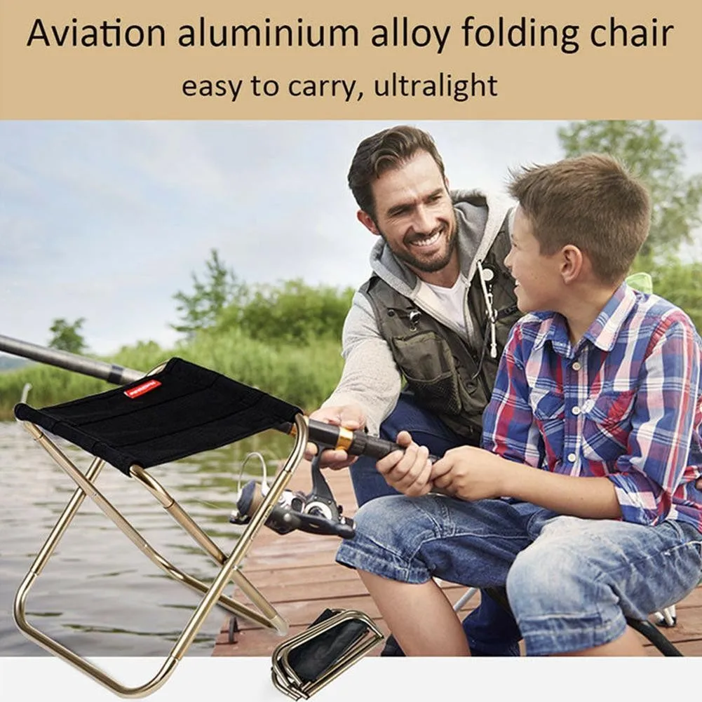 Открытый портативный складной стул для кемпинга алюминиевый Оксфорд с наружной