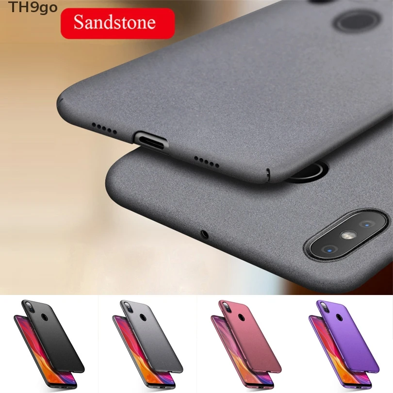 Жесткий чехол для телефона с песчаником Xiaomi Pocophone F1 Mi A2 Lite Max 3 Mix 2 2S 8 8Se 5 6 5C 5S Plus