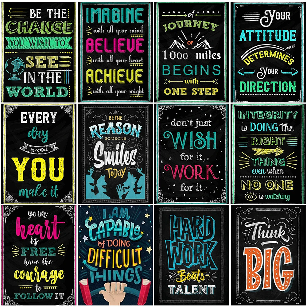 

ZOOYA DIY 5D Diamond Painting Text Full Drill Diamond Embroidery Picture Of Rhinestones Cross Stitch Kits Mosaic Decor For Home