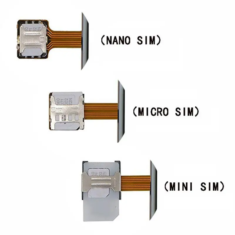 Гибридный двойной Micro SD адаптер для sim-карт телефона Android удлинитель Nano Mic 1 шт./5