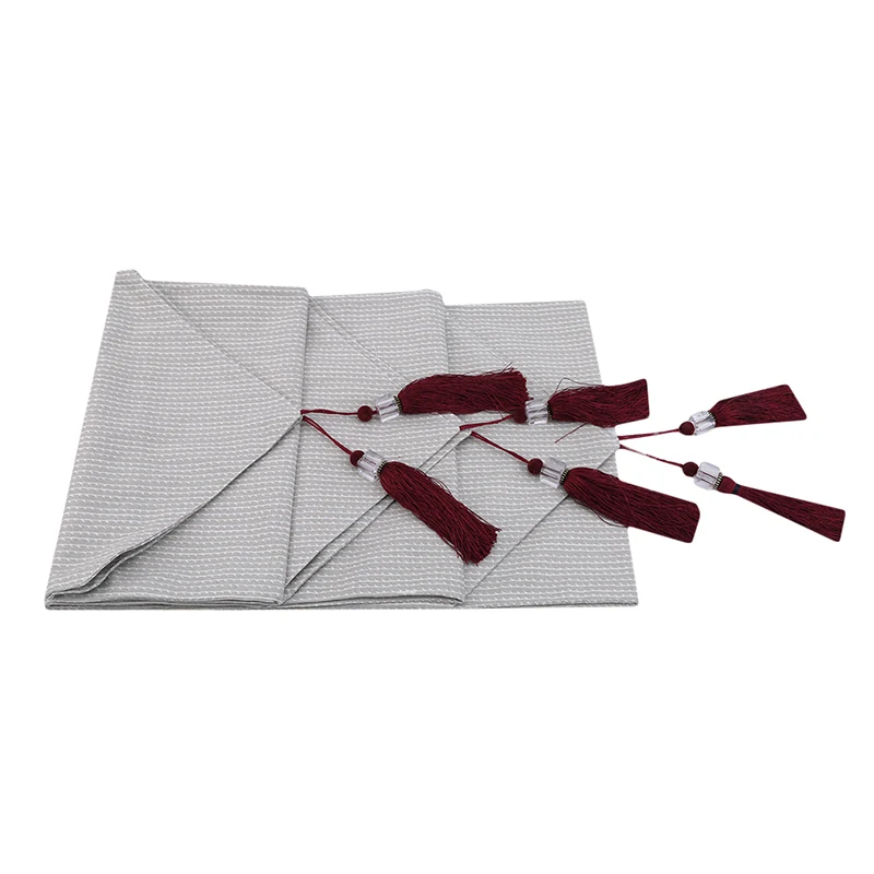 

Cotton Tassels Table Runner Table Mat Modern Table Cover Camino De Mesa Kitchen Home Decor Wedding Party Supplies