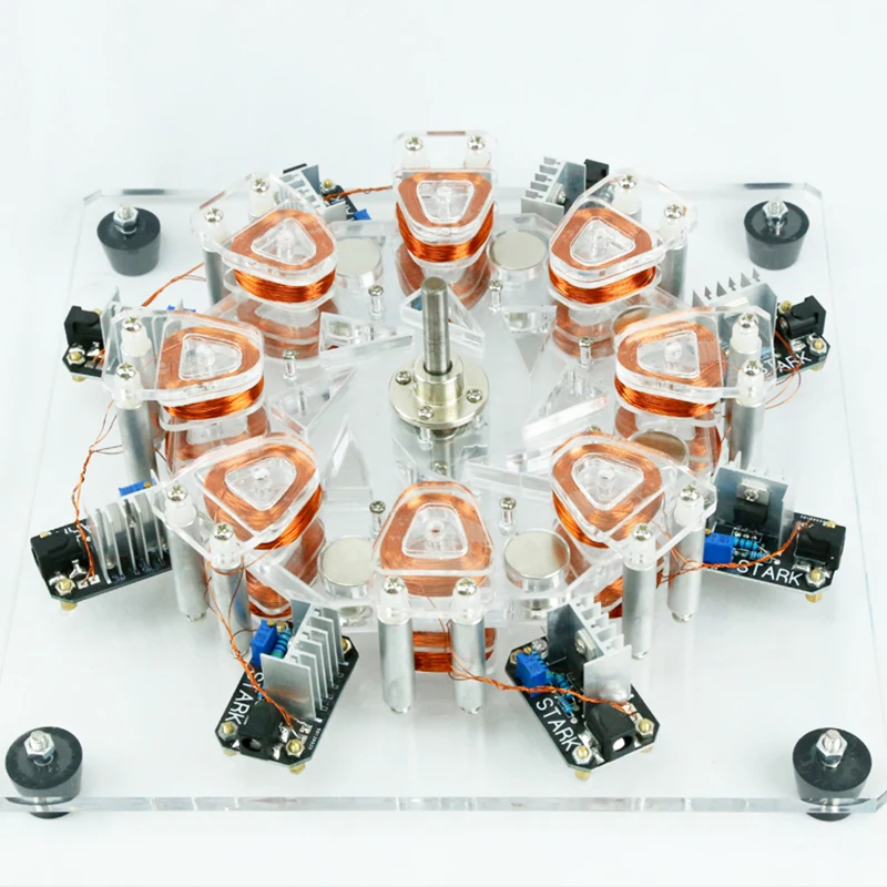 8 turn дисковый мотор мощный двигатель безжелезная звезда генератор лабораторная