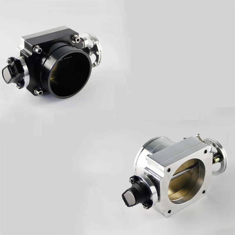 

90Mm Reverse Throttle Body with TPS Sensor for Toyota Supra 1JZ Black(Black)