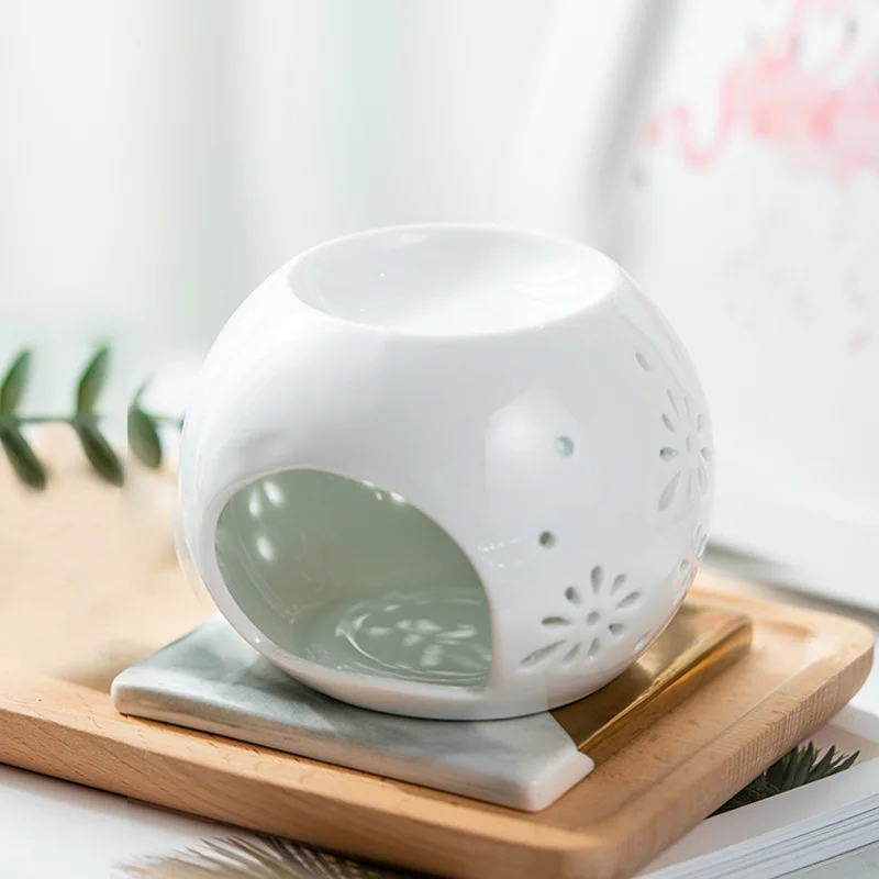Tea Light Candle Holder Wax Melt Warmer Essential Oil Burner Yoga Meditation Aromatherapy Diffuser Kindle Lamp Valentine Gift | Дом и сад