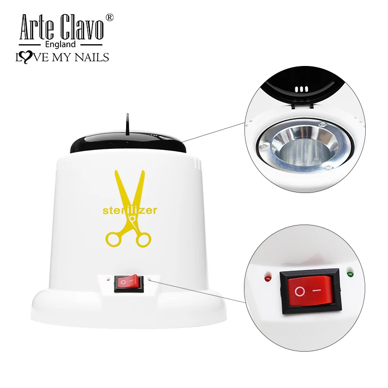 

Arte Clavo All For Manicure Nail Tools Sterilizer High Temperature Machine For Nails Art Cleanse With Disinfection Glass Ball
