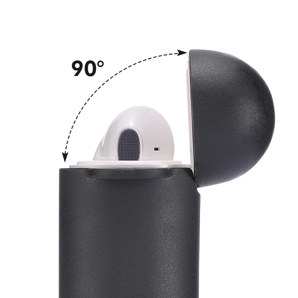 

Soft Air Pods Case For Apple Airpods 1/2 Case Heart Love Crown Black Bluetooth Wireless Earphone Protective Charging Box Cases