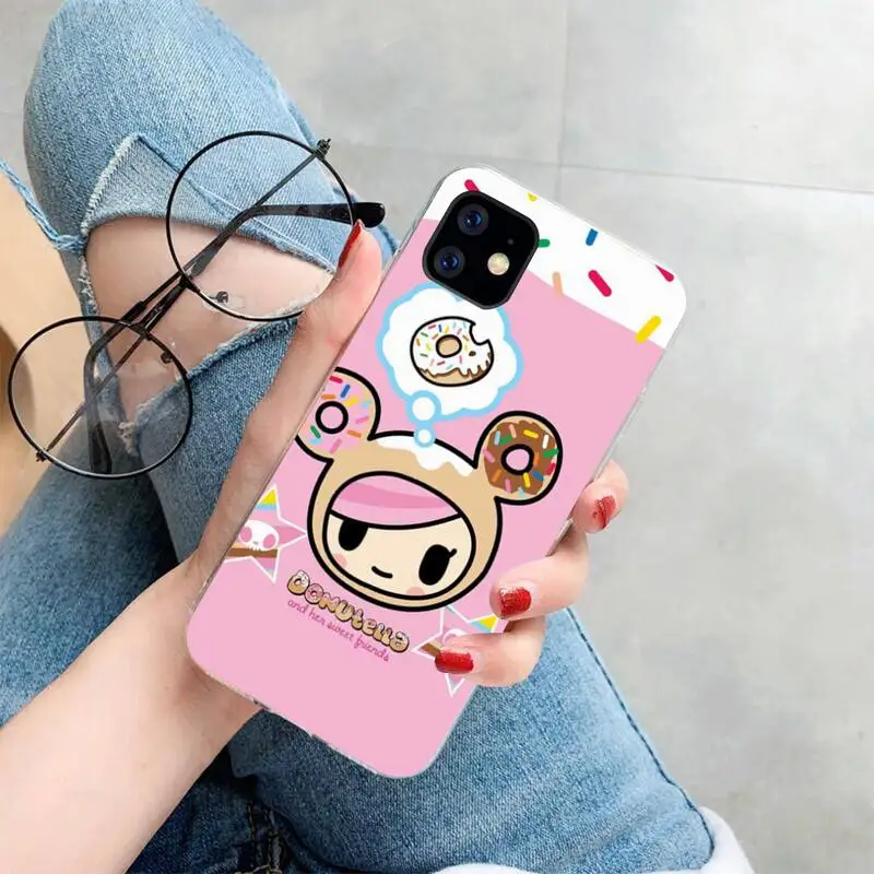 Nbдруicai розовый японский Токидоки DIY Печать чехол для телефона iPhone 11 pro XS MAX 8 7 6 6S Plus