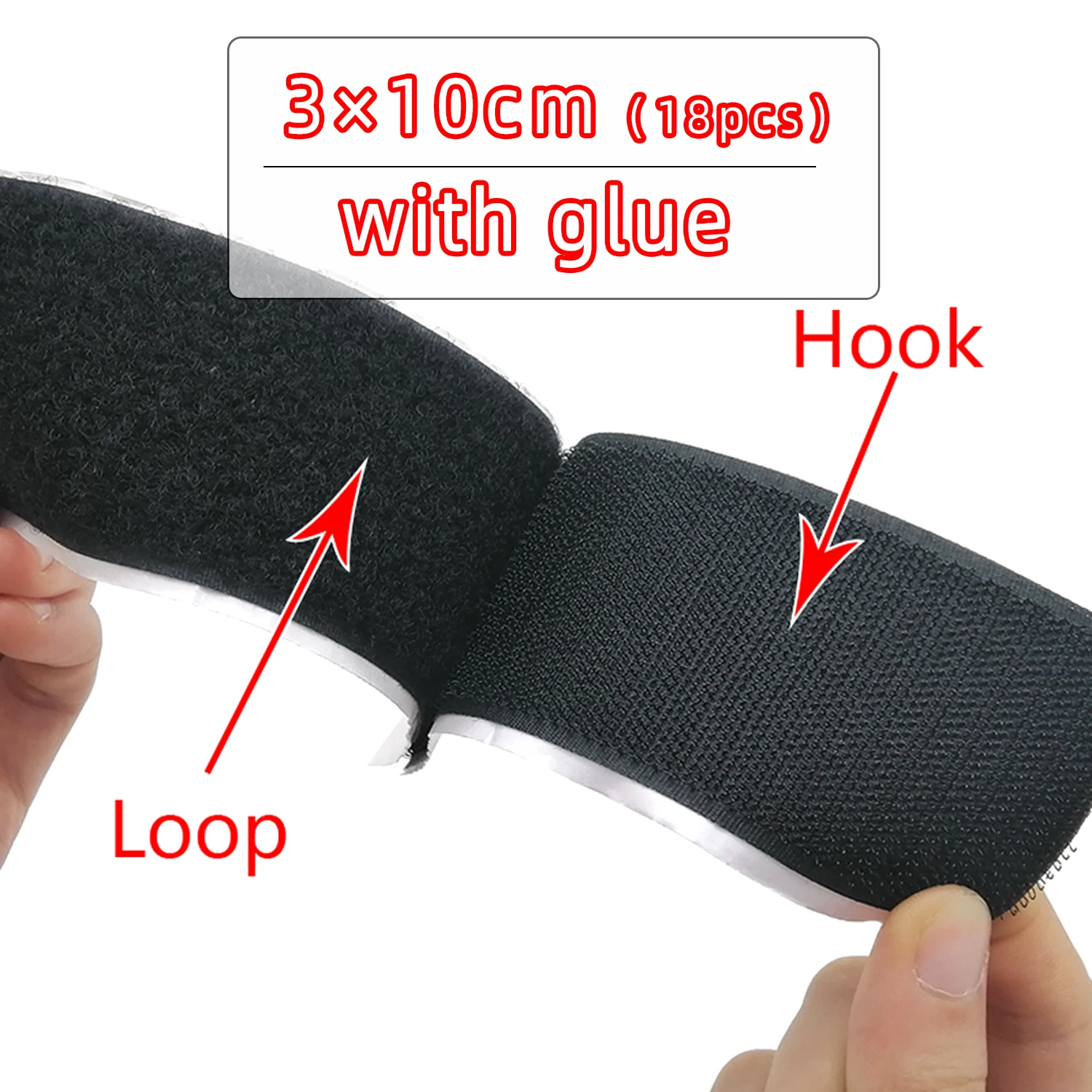 3×10cm 18Pairs/lot Strong Self Adhesive Fastener Stickers Tape For Bed Sheet Sofa Mat Carpet Anti Slip diy |