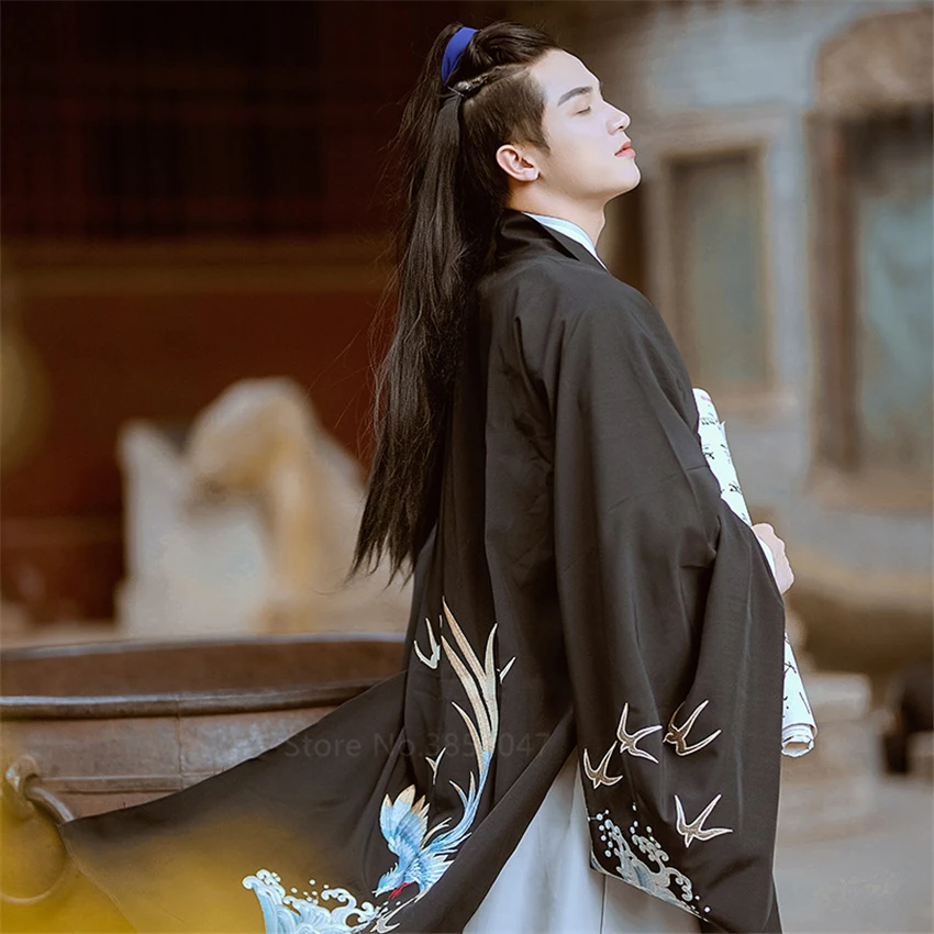 

Japanese Clothes Vintage Clothing Embroidery Fashion Embroidered Fairy Retro Style Suit Couple Samurai Winter Kimono Cosplay