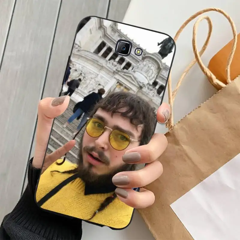 Чехол для телефона Post Malone Samsung J 2 3 4 5 6 7 8 prime plus 2018 2017 2016 core | Мобильные телефоны и