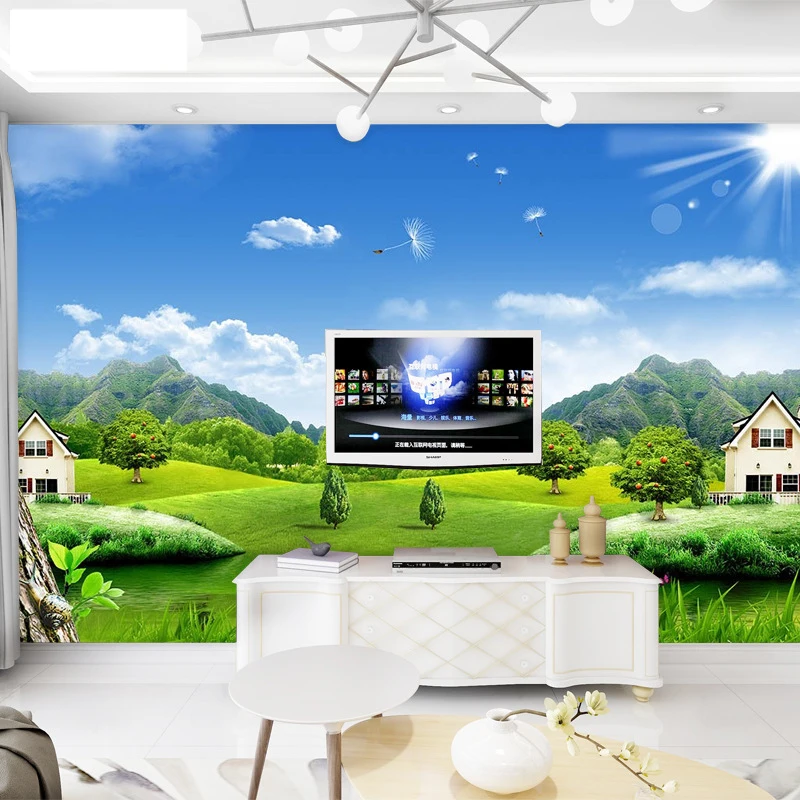

Custom Waterproof Mural Wallpaper Modern Fashion 3D Stereo Golden Ripple Wave Curve Fresco Living Room TV Stickers