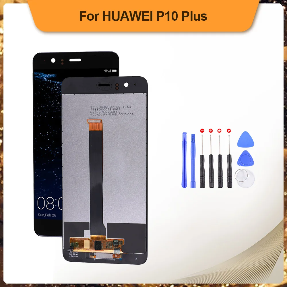 100% OEM полная сборка для Huawei P10 Plus ЖК сенсорный экран дигитайзер дисплей замена без