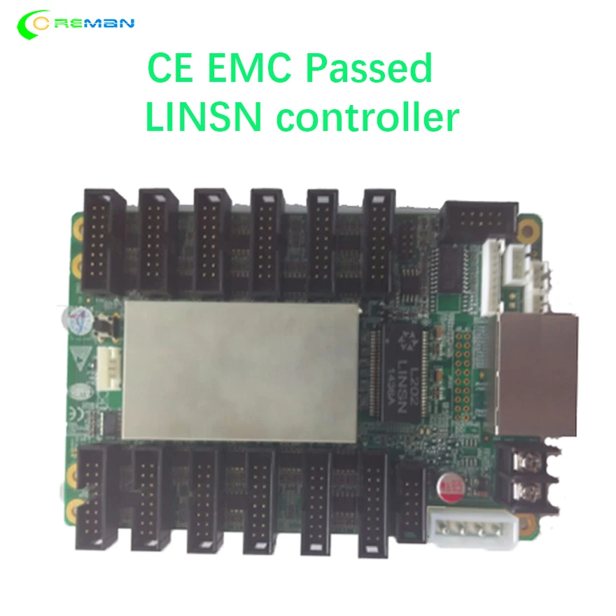 Linsn EX902 светодиодный дисплей Многофункциональный контроль карты Поддержка датчик температуры и влажности для большого экрана RV908 901
