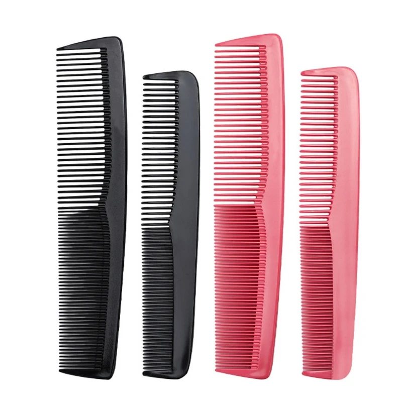 

X7JA 2pcs Cutting Comb Fine Wide Tooth Hair Combs Anti-Static Haircut Barber Hairdressing Styling Tool for Salon Home Use