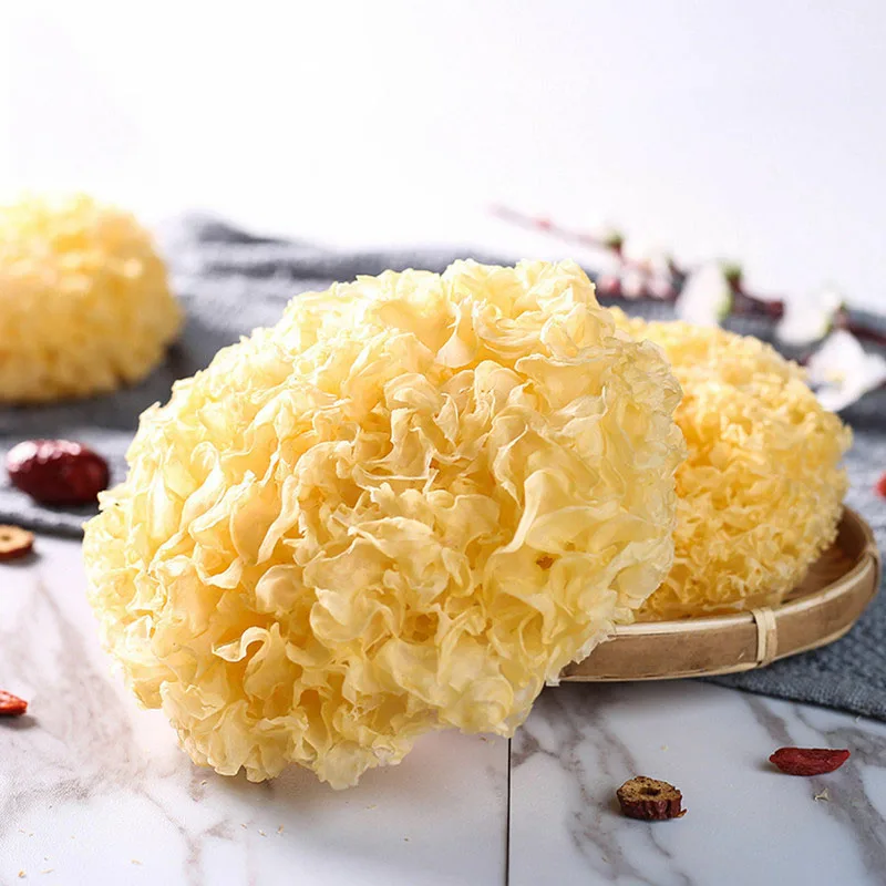 Gutian подлинные свежие сухие товары tremella без серы снег уши клейкий белый гриб