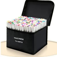 touchnew t8 1230406080 colors set sketching markers drawing pen set with dual tip brush pens for manga school color pen