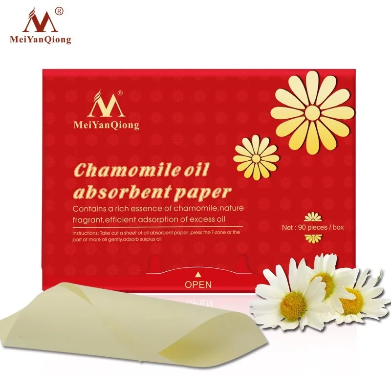 

MeiYanQiong New 90pcs Chamomile Oil Absorbent Paper Natural Wood Pulp Fragrant Contains Rich Essence of Chamomile Yellow TSLM2