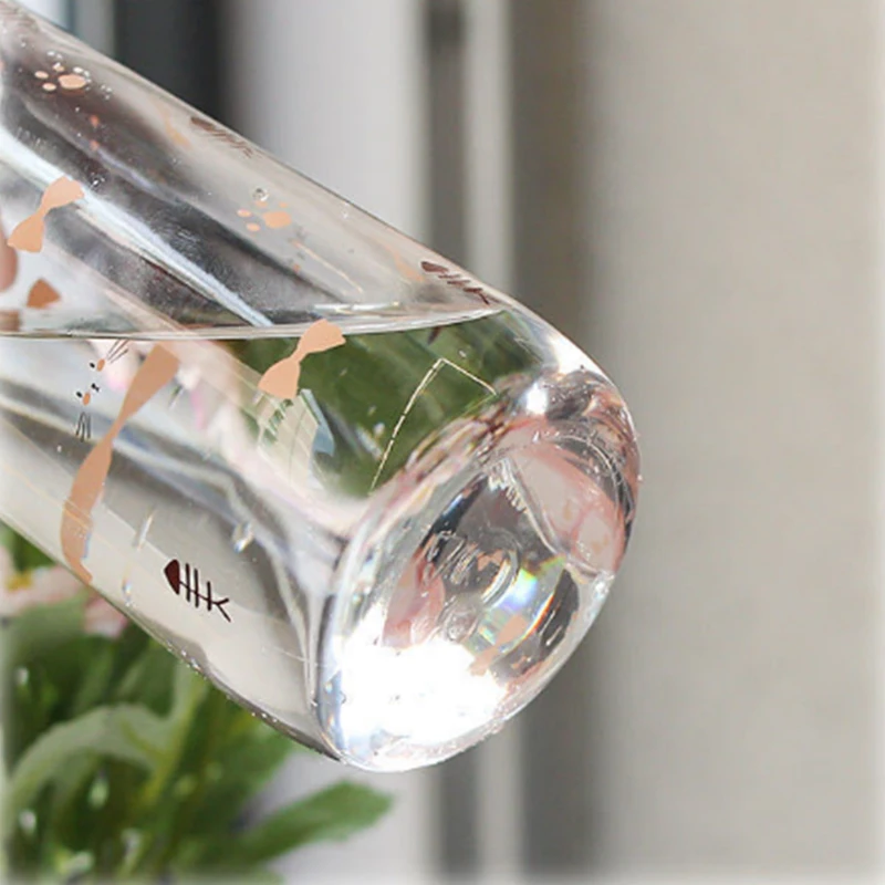 Бутылка для воды с милым мультяшным котом креативной формы большой емкости