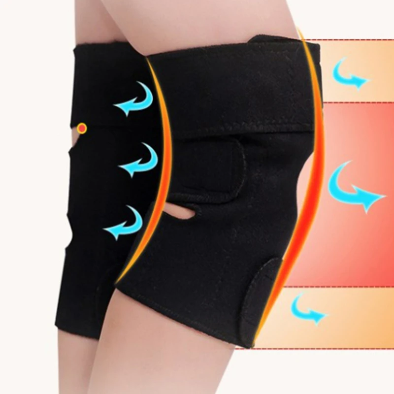 

2 Pcs/lot Health Care Tourmaline Self-Heating Knee Pads Far Infrared Magnetic Therapy Spontaneous Heating Pad High Quality