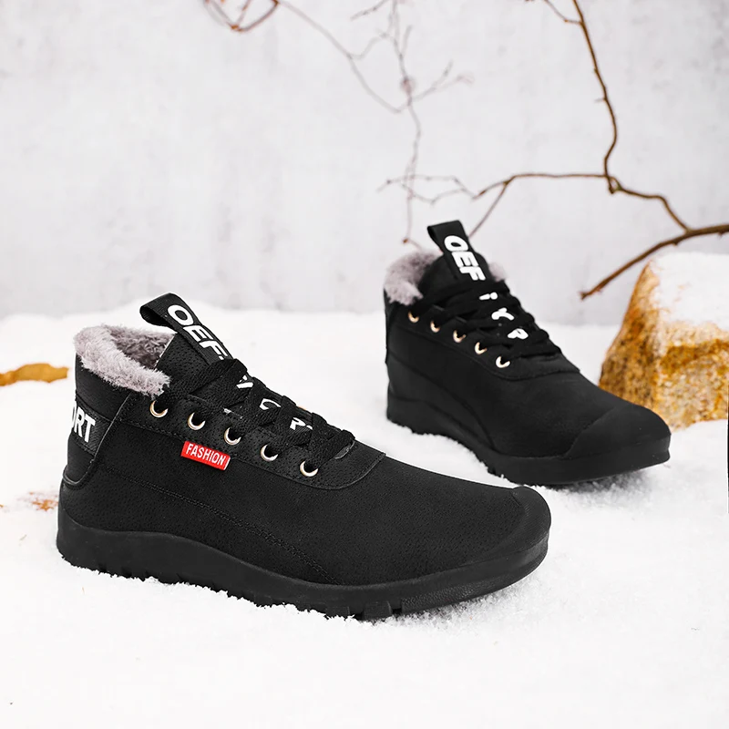 

Waterproof Shoes Man Shoes Men For Ankle Men's Casual Running Boots Winter Sneakers Fashion Snow Sport Loafers