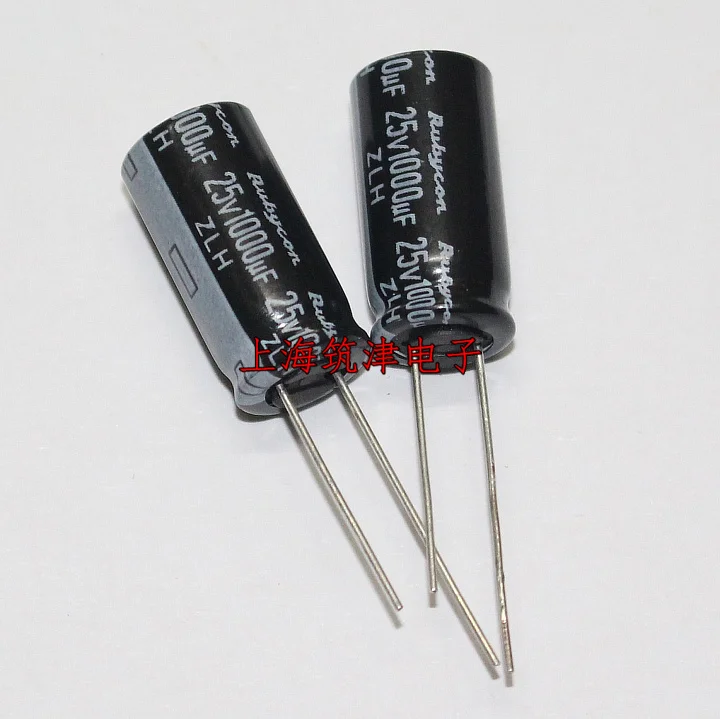 10 шт. Новый RUBYCON ZLH 25V1000UF 10X23mm 105 градусов 1000 мкФ/25V Высокая частота низкое