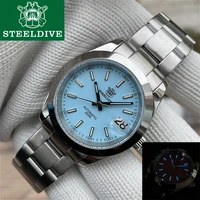 steeldive sd1934 retro water ghost luxury diver wathes sapphire glass 20bar waterproof nh35 automatic mechanical watch for male