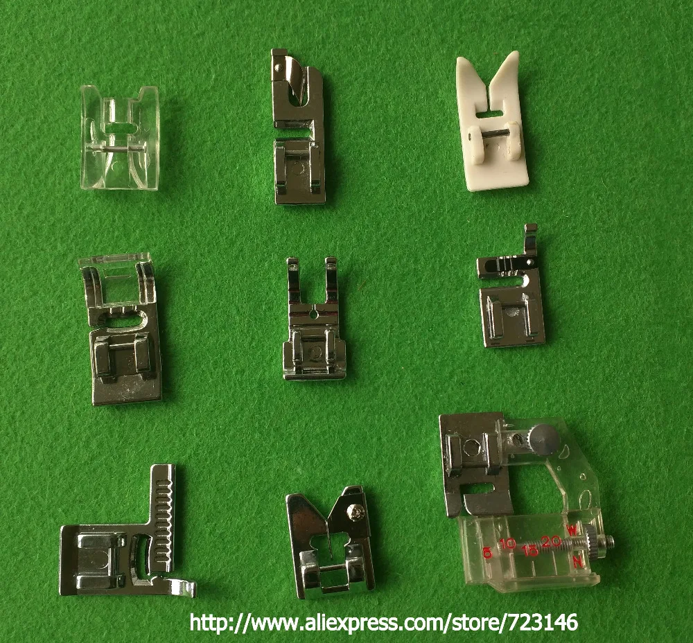 

Lot 80 Presser Foot Feet bobbin needle twin needle Domestic Sewing Machine Part Accessories for Brother Juki Singer JANOME