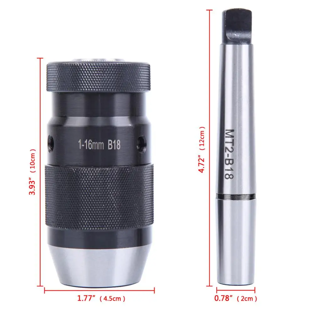 Сверлильный патрон токарного станка 1 16 мм самозатягивающийся без ключа