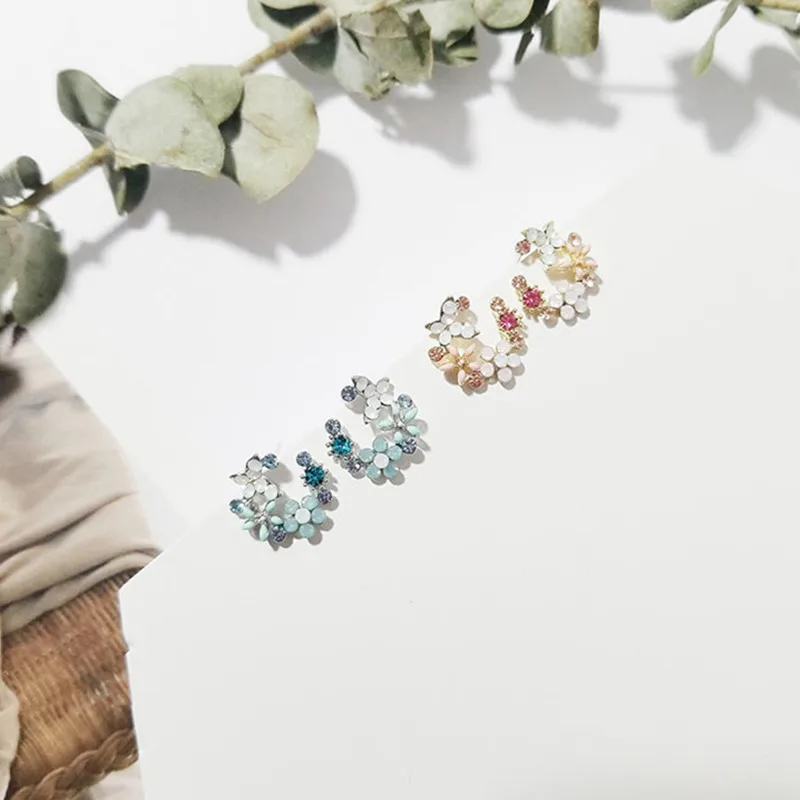 2 шт. подарок на День святого Валентина для подружки невесты стразы серьги в виде