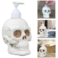 vintage skull shaped refillable bottlesliquid dispenser bottle shampoo body washing cream shower gel storage holder 350ml