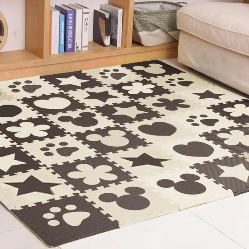 10 шт./упак. 30x30 см новорожденный детский игровой коврик для детей игры из пены с