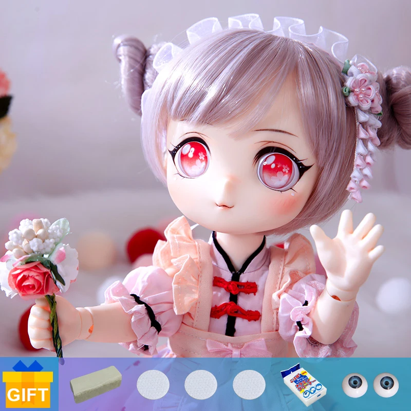 Куклы Lotus BJD 1/6 Мультяшные косметические куклы полный комплект профессиональная