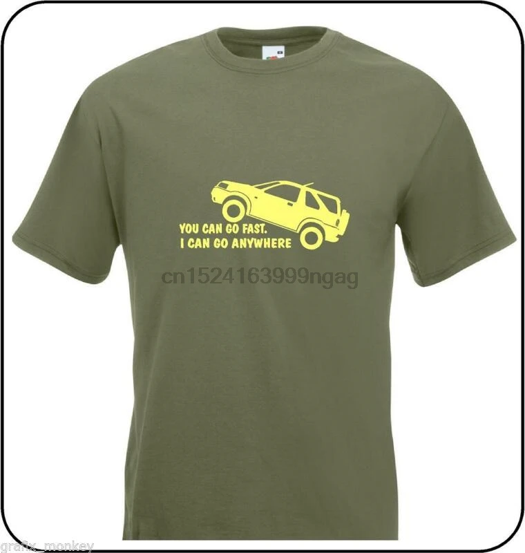 Freelander футболка для взрослых с надписью You Can Go Fast' | Мужская одежда