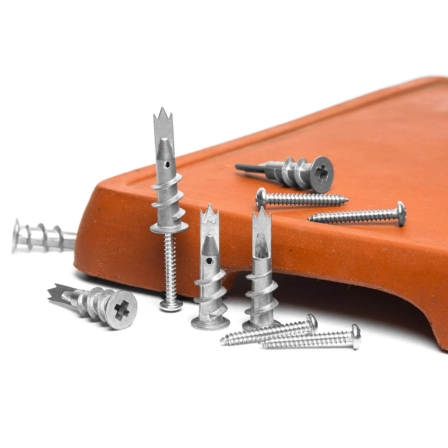 Винты из цинкового сплава самосверлильные борты 120 шт./компл. гипсокартонные