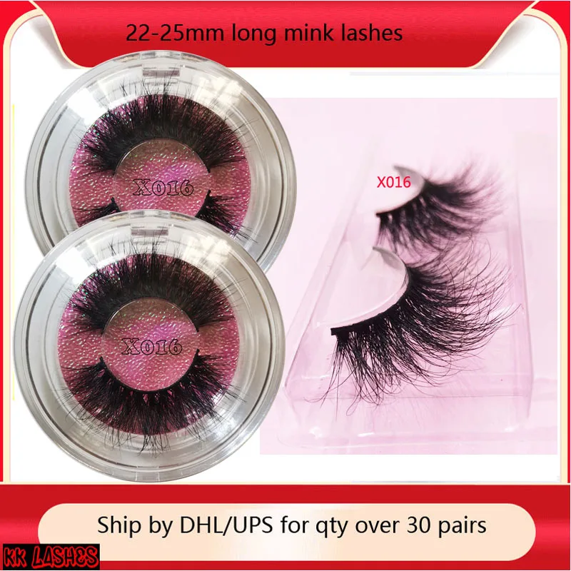 25 мм 3D норковые ресницы для макияжа накладные поставщик 100% без жестокости ручная