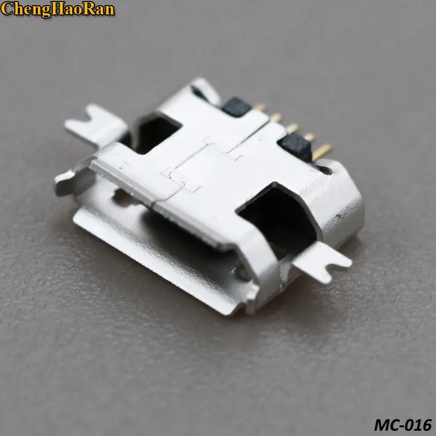 2 шт. гнездовой разъем Micro USB 5 P контактов тяжелая пластина 1 0 SMD фута Usb для зарядки